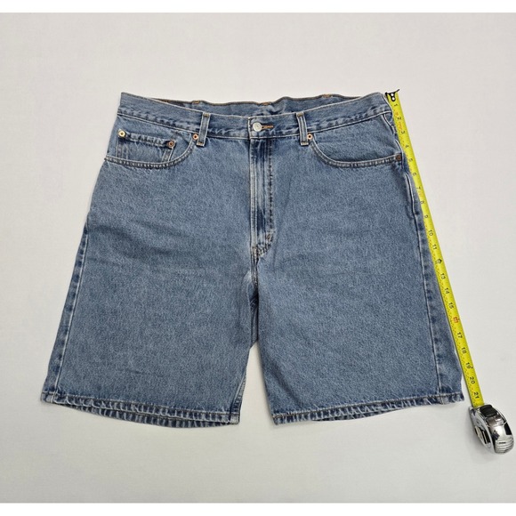 Levis 550 Relaxed Fit Denim Shorts Mens 38 Medium Wash Blue Cotton Vintage - Picture 9 of 16